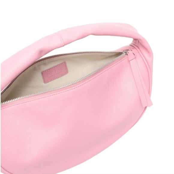 BY FAR Cush Flat Grain Leather Bag, Pink, NWT - Picture 6 of 16